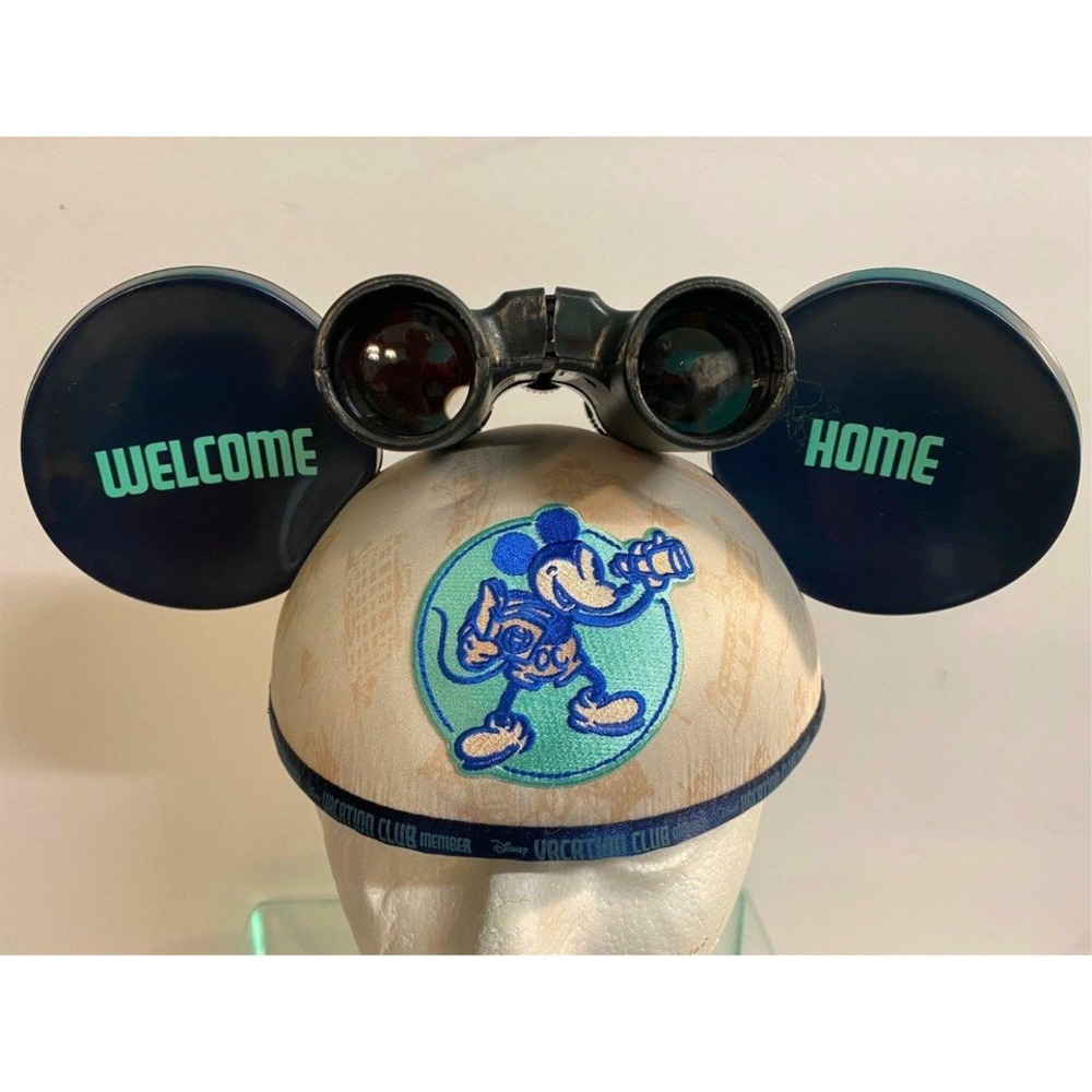 Disney Vacation Club DVC Member Mickey Mouse Ear Hat Welcome Home Binoculars NEW